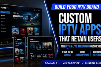 develop custom iptv app, iptv player, smart tv app, ios iptv app