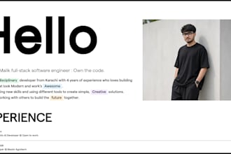 build a portfolio website or landing page using nextjs