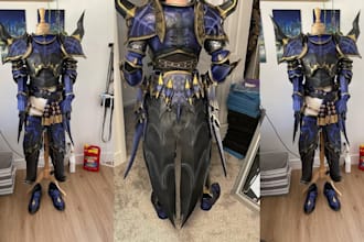 do 3d cosplay creation anime wearable cosplay full knight armor for 3d printing