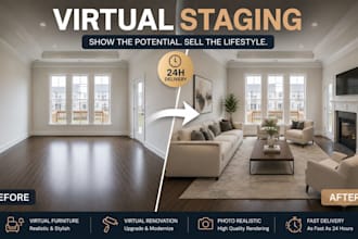 do virtual staging virtual furniture and home staging  service for real estate