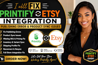 troubleshoot etsy printify integration pricing listing sync publishing errors