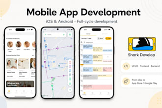 develop a custom ios and android mobile app