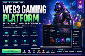 create a web3 gaming platform with crypto wallet integration