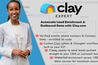 build clay tables for lead enrichment and data automation
