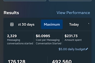 setup and manage facebook ads campaign, instagram ads, fb or meta ads free