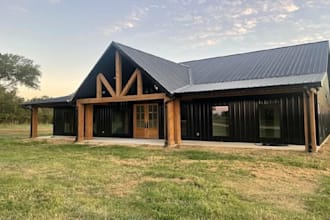 design barndominium pole barn, draw 2d floor plans for city permit approval