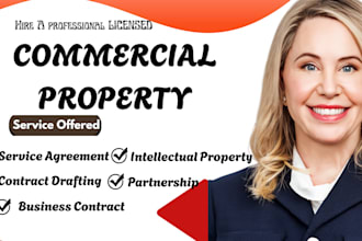 draft service agreement, intellectual property, commercial property, contracts