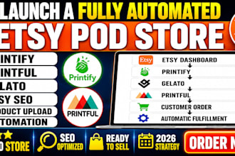 setup your etsy store with gelato print on demand integration
