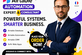 build airtable database, airtable automation, airtable crm, softr webapp expert