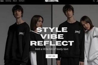 build shopify y2k streetwear fashion website shopify clothing boutique