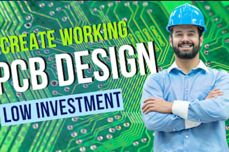 be your pcb design engineer, esp32 pcb layout, schematic, bom and embedded board
