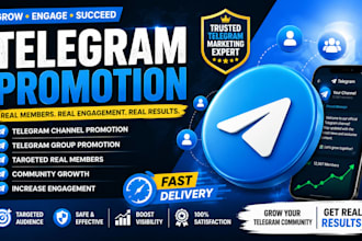 do telegram promotion, telegram channel promotion and grow telegram community