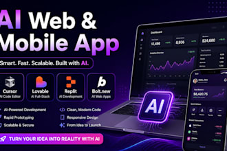 vibe code web and mobile apps with cursor, lovable, replit, and bolt new