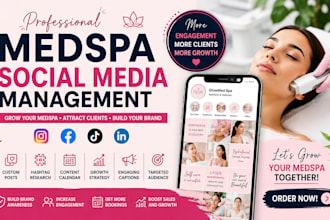 be your medspa social media manager for instagram marketing and growth