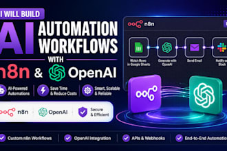 build ai automation workflows with n8n and openai