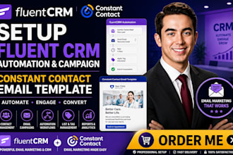 setup fluent crm automation fluent crm campaign constant contact email template