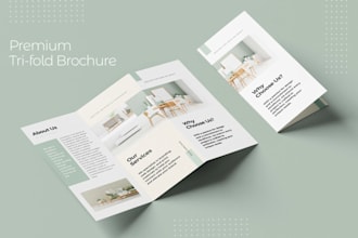 design premium corporate brochure