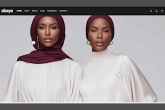 design abaya shopify store islamic wears hijab store islamic website hijab