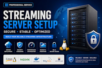 install, secure and optimize your streaming media server