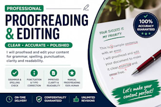 proofread and edit your english documents
