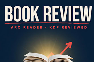 do amazon kindle books, arcread KDP, ebook and provide honest review