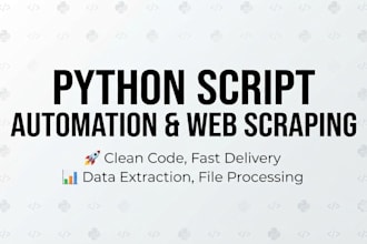 write python scripts for web scraping and automation