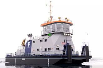 3d industrial marine,cargo tugboat,naval ship,yacht animation,bambu ship printer