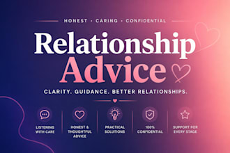 give professional relationship and love advice