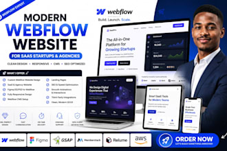 design webflow business website redesign webflow develop figma to webflow expert
