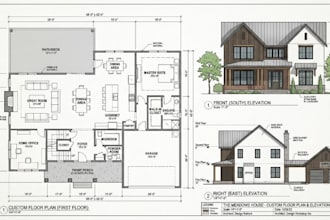 design custom barndominium house plans for building permit