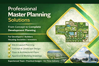 do professional urban planning, zoning, subdivision master plans