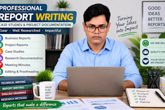 write professional reports essays and case studies