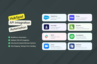 develop hubspot API integrations and automations
