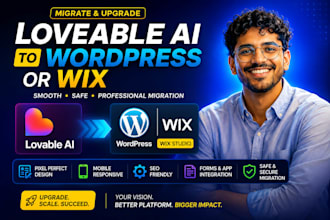 convert lovable to wordpress, loveable ai to wix studio, claude ai, vibe coding