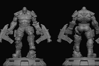 custom 3d tabletop miniatures,kinetic art,zbrush humanoid sculpture,3d boardgame