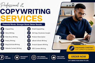 write compelling copywriting story writing kids story poetry creative writing