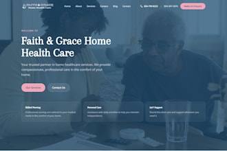 develop a functional website with contact forms and emails