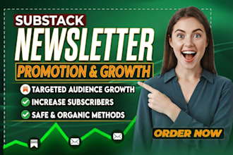 promote your substack page, substack newsletter and grow your subscribers