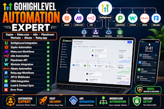 integrate gohighlevel pipedream albato relay app workato n8n zapier make com