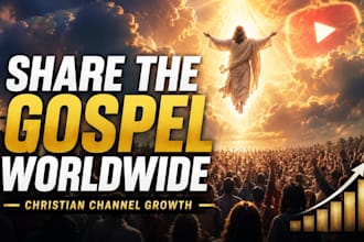 promote christian, gospel and worship youtube channels