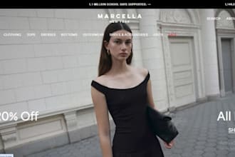 design a modern clothing website, footwear website, streetwear website