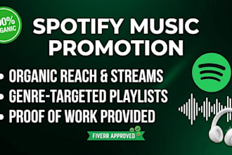do your spotify track promotion non bot