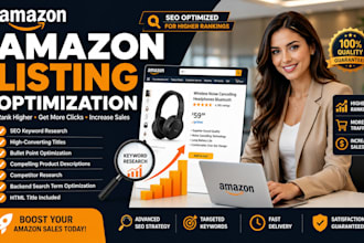optimize amazon product listing SEO for higher ranking and sales