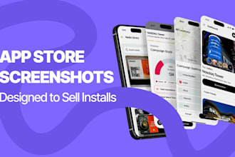 design app store and google play screenshots for your mobile app