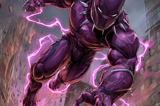 create marvel superhero comic