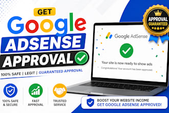 provide google adsense approval guarantee service