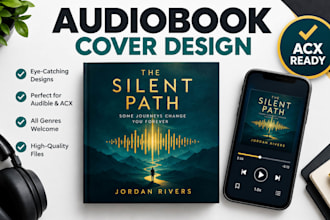 design acx compliant audio book cover for audible
