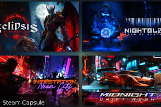 steam capsule, steam store, steam game, steam profile