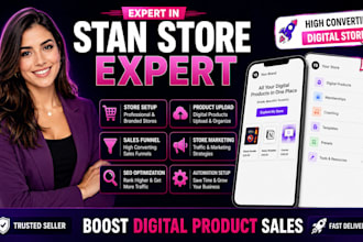 setup 7figure stan store and upload digital products for your stan store