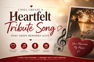 create heartfelt tribute song that keeps memories alive